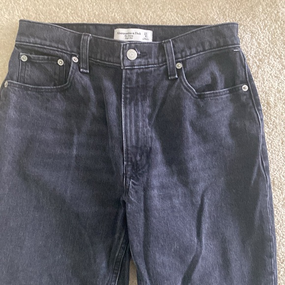 Abercrombie & Fitch black jeans the skinny high rise - Picture 2 of 8